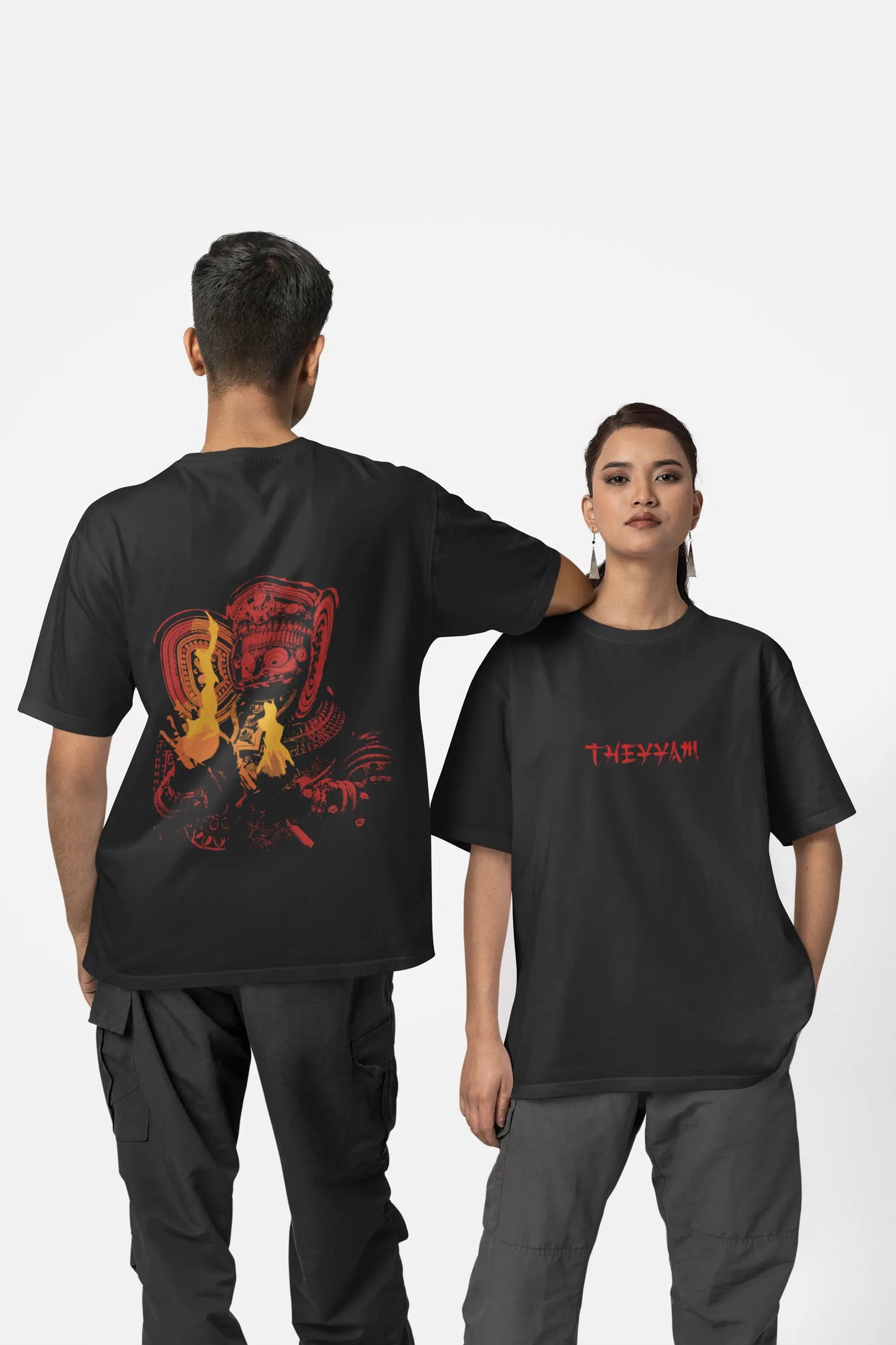 Theyyam T shirt - Oversized